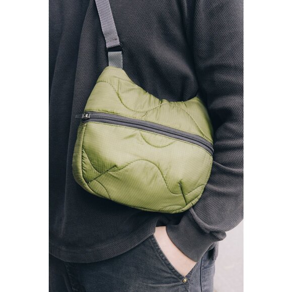 Rework Military Liner Quilted Saddle Bag - Picture 1 of 6